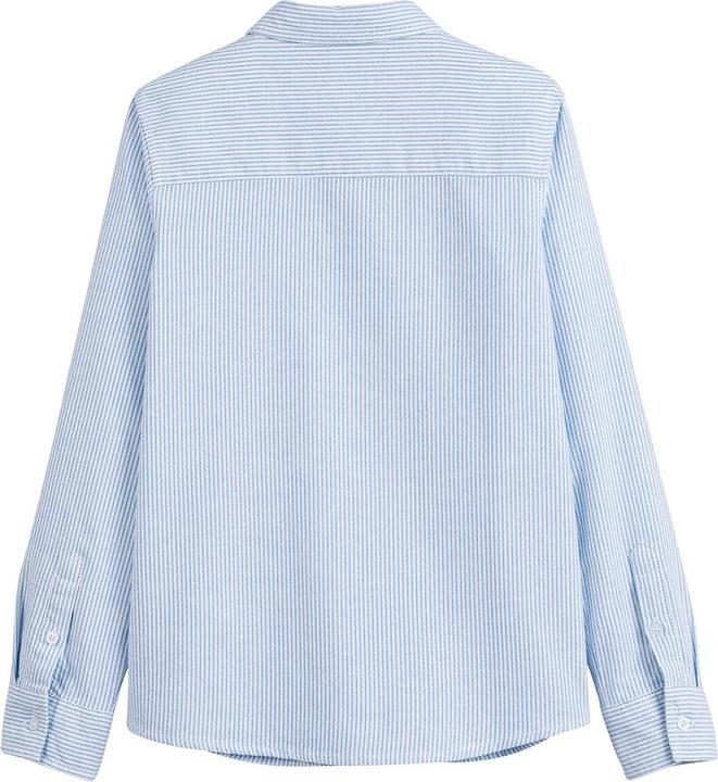 La Redoute Collections Gestreifte Hemdbluse mit langen Ärmeln