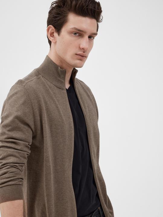 Produktbild Selected Homme Pima-Baumwoll Strickjacke (S)