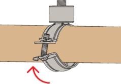 Produktbild Fischer 500725, Pipe clamp, Zinc steel, 10 pc(s) (114 mm)