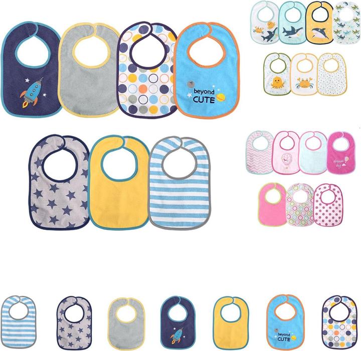 Actual product image Baby Care Baby bib 7-piece set