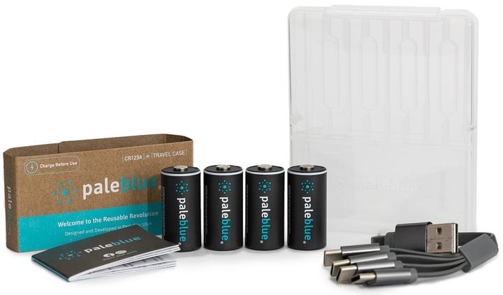 Productafbeelding Pale Blue Batterij CR123 (4 Pcs., CR123A, 860 mAh)