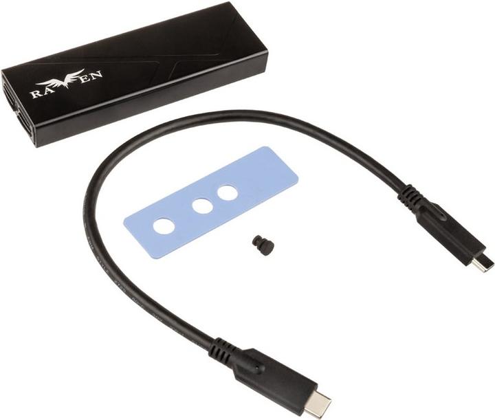 Produktbild Silverstone SST-RVS03 M.2 SSD-Gehäuse, USB-C (M.2 2280)