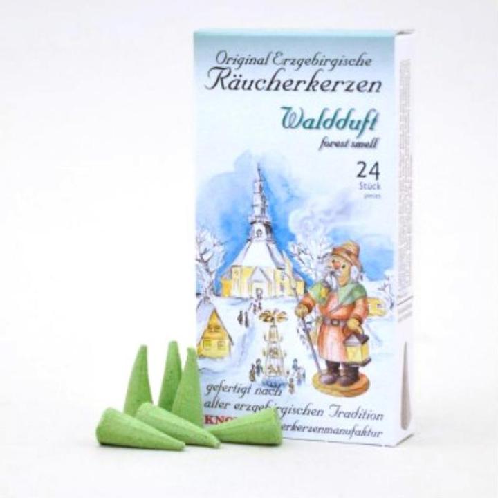 Actual product image Knox Incense Cones - Forest Scent, 24 pieces