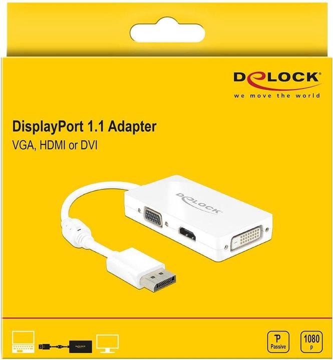 Immagine prodotto Delock DP a (VGA, HDMI, DVI, 16.16 cm)