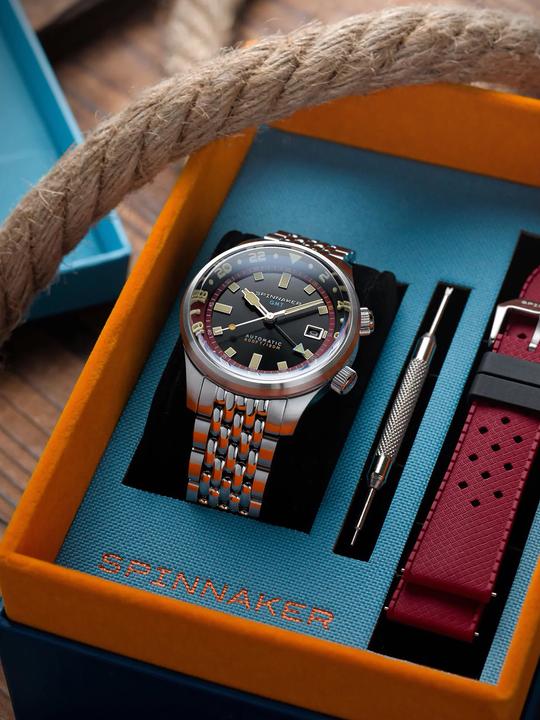 Actual product image Spinnaker SP-5121-11 Bradner GMT (Diving watch)