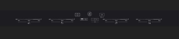 Immagine prodotto Whirlpool SMO 654 OF/BT/IXL Schwarz Integriert 65 cm Zonen-Induktionskochfeld 4 Zone(n)