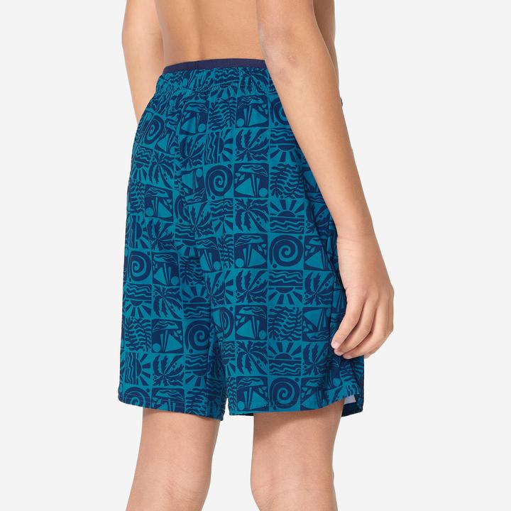 Image du produit Nabaiji Short de bain long natation Garçon - 100 Atao Bleu (146)