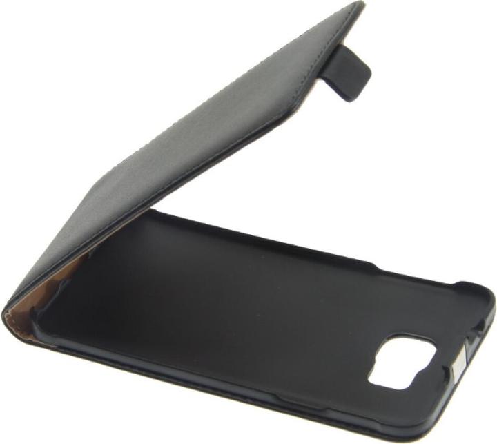 Produktbild OEM Slim Leather Flip Case Galaxy Alpha G850 - Black (Samsung Galaxy Alpha)