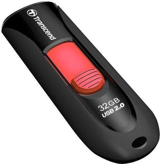Actual product image Transcend JetFlash 590 (32 GB, USB-A, USB 2.0)