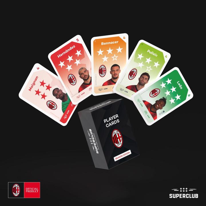 Image du produit Superclub AC Milan - Cartes de joueurs (Anglais)