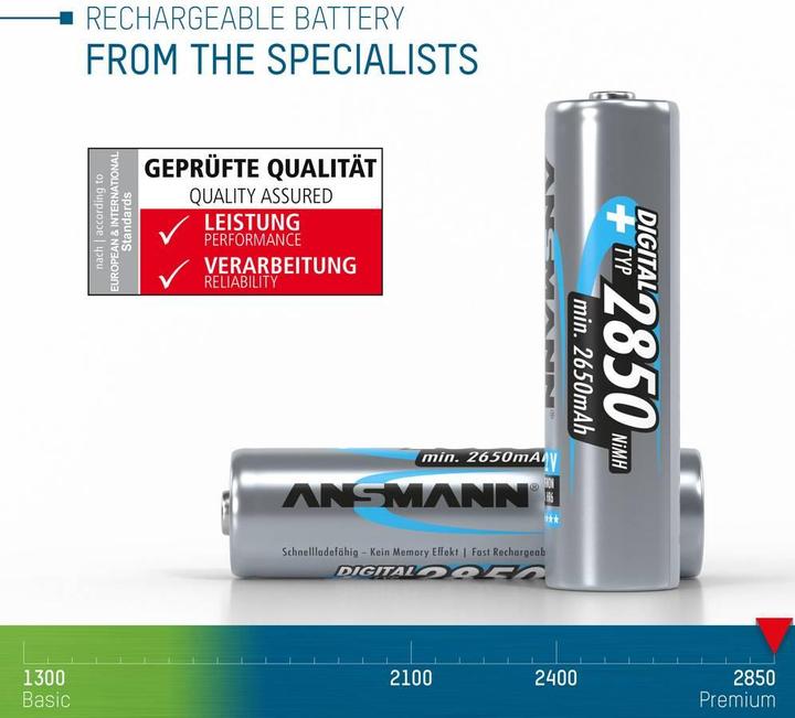 Actual product image Ansmann AA (4 pcs., AA, 2650 mAh)