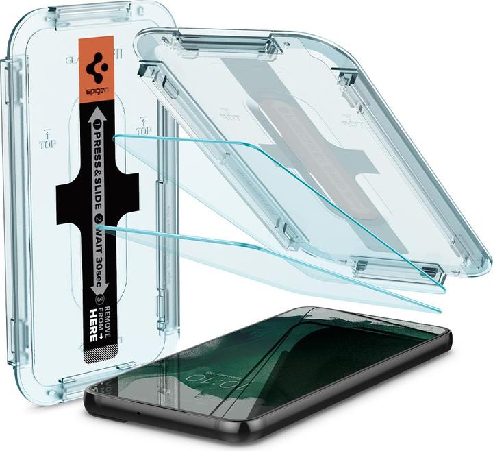 Image du produit Spigen Verre Trempé Glass.Tr Ez Fit 2-Pack Galaxy S22+ Plus (1 pièce(s), Samsung Galaxy S21)