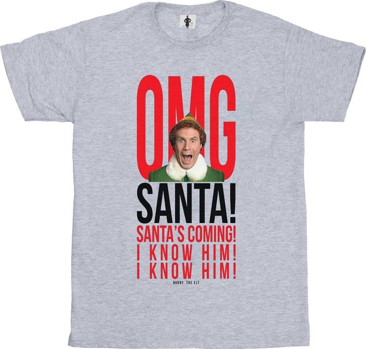Elf OMG Santa I Know Him TShirt (S)
