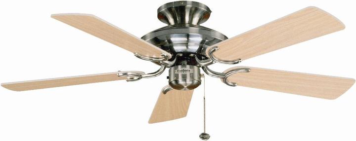 Produktbild Deckenventilator Mayfair Edelstahl / Ahorn 107 cm