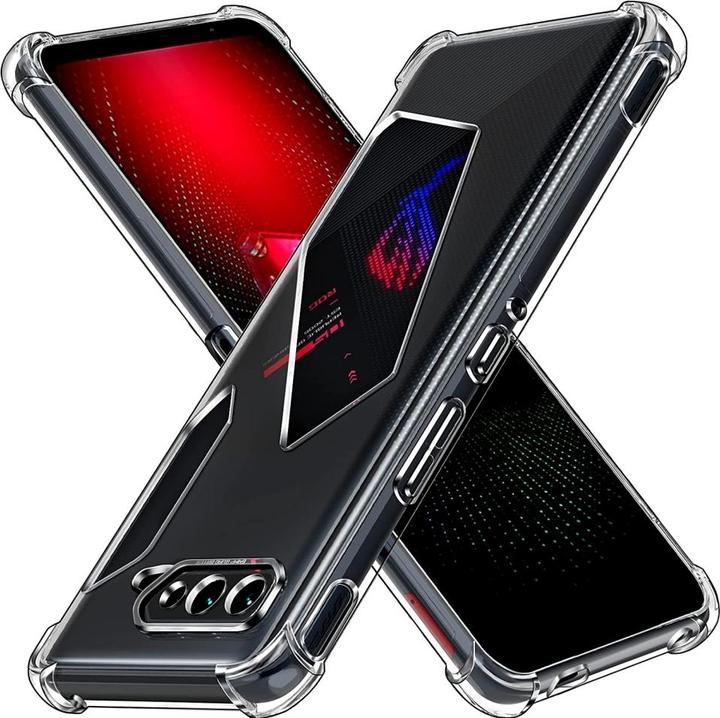 Actual product image Screenguard Asus ROG Phone 5S Case Crystal Soft Airbag Bumper (Asus ROG Phone 5s)