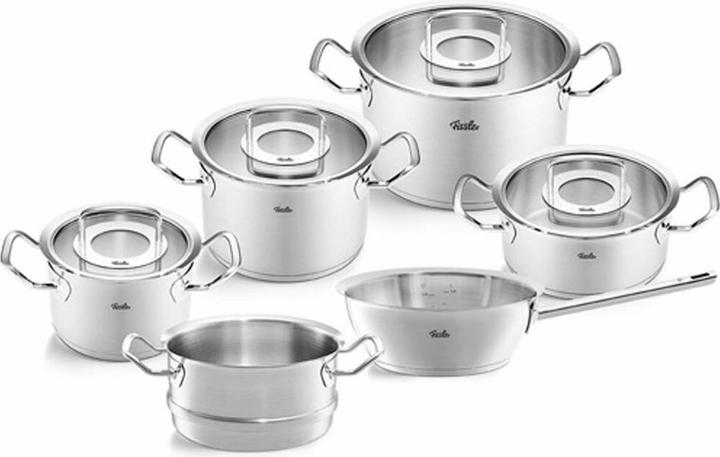 Fissler Original-Profi Collection® Set 6 pcs (Pan set + pot set, Stainless steel)