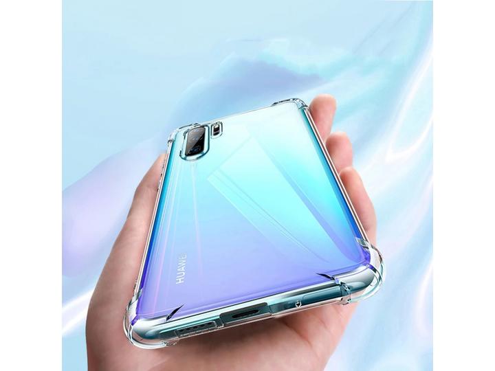 Actual product image Screenguard Huawei P30 Pro Cover Crystal Soft Airbag Bumper (Huawei P30 Pro)