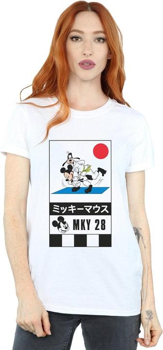 Immagine prodotto Disney Mickey And Goofy Karate Maglietta Ampia Donna (3XL)