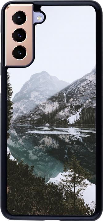 Actual product image PhoneLook Cover Winter 22 snowy mountain and lake (Samsung Galaxy S21+ 5G)