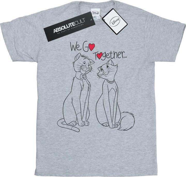 Immagine prodotto Disney Aristocats We Go Together Maglietta Ampia Donna (S)