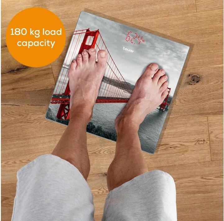 Immagine prodotto Beurer Scala di vetro GS 215 San Francisco (180 kg)