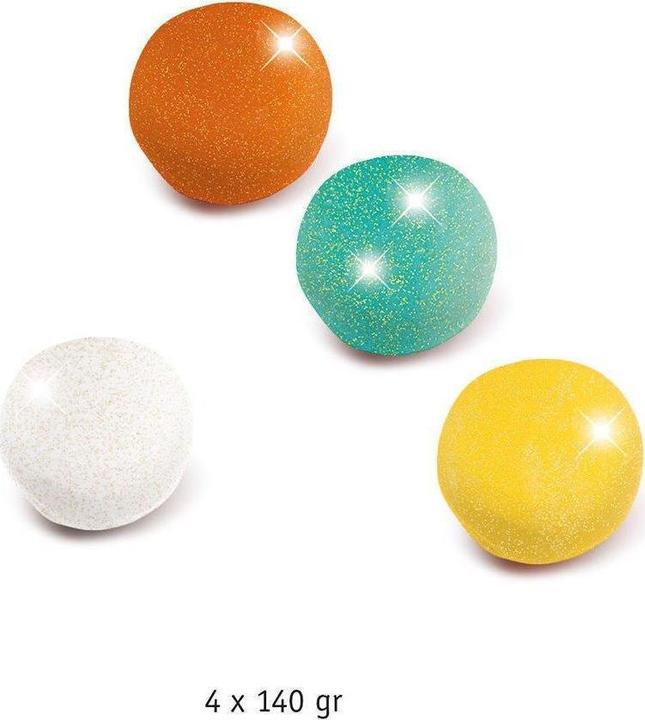 Produktbild Djeco Knete (4 Farben ass) Glitter