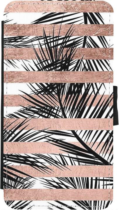 Image du produit PhoneLook Coque Wallet noir Palm trees gold stripes (Apple iPhone X)