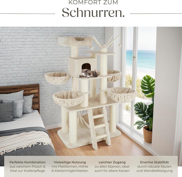 Actual product image tectake Gismo (195 cm, Beige, White)