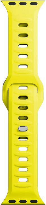 Produktbild 3MK Silicone Watch Strap żółty/yellow dla Apple Watch 38/40/41mm (Edelstahl, Silikon, 3, 4, 9, Ultra)