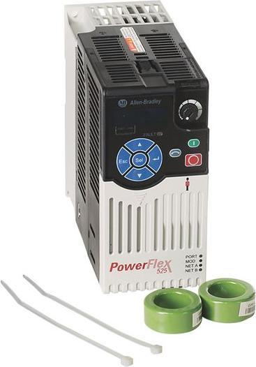 Allen Bradley Frequenzumrichter, PowerFlex 525, RS-485 / EtherNet/IP, 1.4A, 400W, 380... 480V