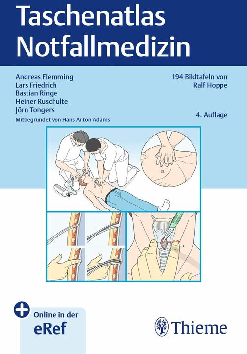 Immagine prodotto Taschenatlas Notfallmedizin (Tedesco, Lars Friedrich, Andreas Flemming, Heiner Ruschulte, Jörn Tongers, Bastian Ringe, 2024)