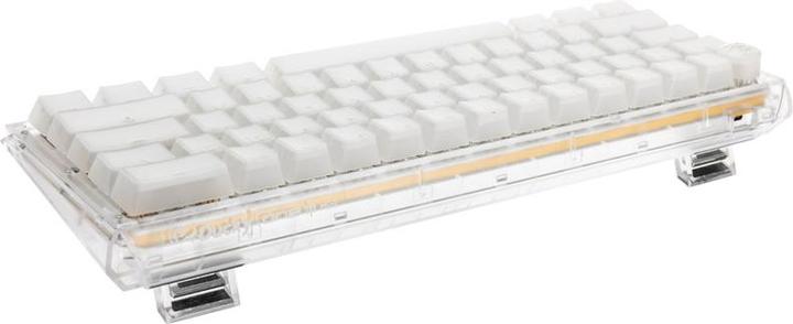 Image du produit Ducky One 3 Aura White Mini clavier de jeu, RGB LED - Kailh Jellyfish Y (US) (US, Filaire)