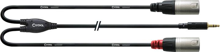 Produktbild Cordial CFY 3 WMM - Y-Kabel (3 m, XLR, 3.5mm Klinke (AUX))