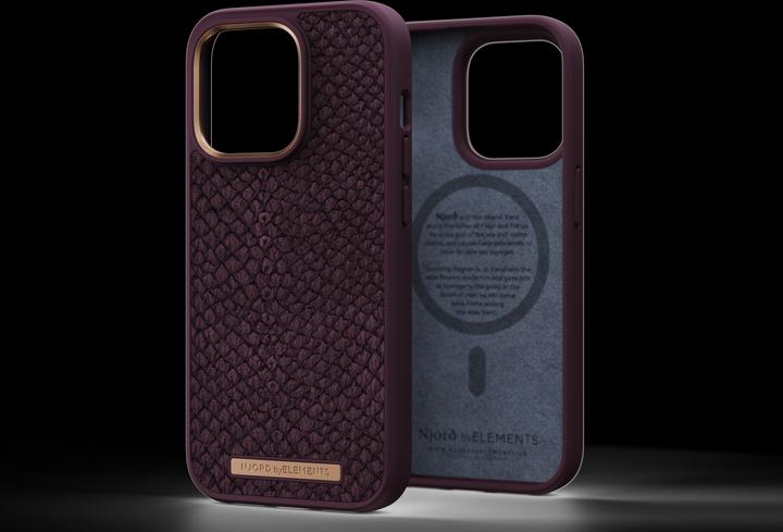 Actual product image Njord Salm.Leather Magsafe Case (Apple iPhone 14 Pro Max)