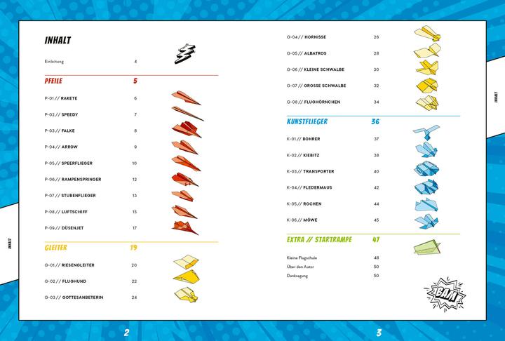 Valori nutrizionali e ingredienti Duello di aeroplani di carta - Piega l'aeroplano più veloce e (Tedesco)