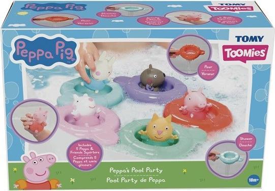 Actual product image Tomy Toomies Peppa Pig Peppa's Pool Party Set
