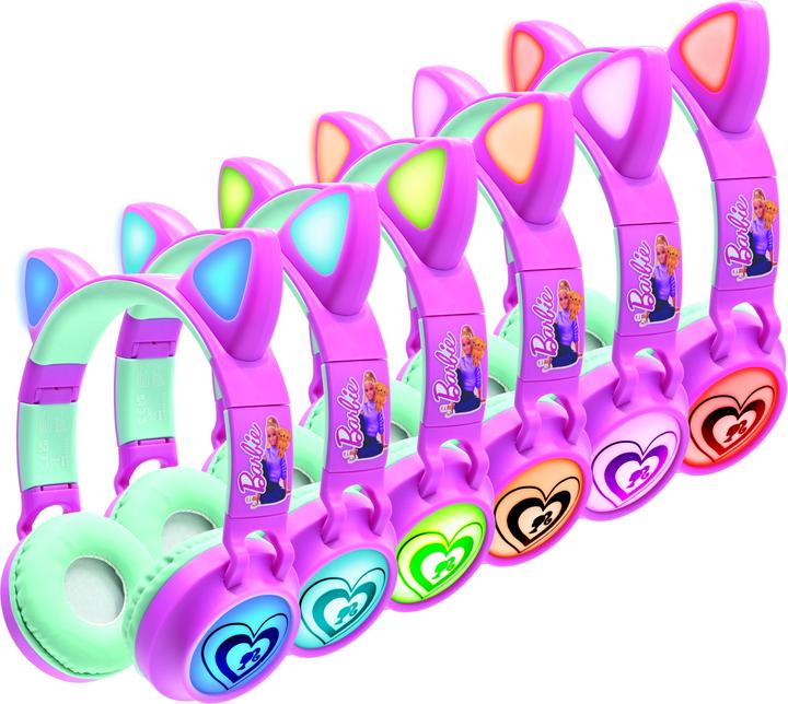 Image du produit Lexibook Oreillettes Bluetooth Barbie avec lumière (HPBTKTBB)