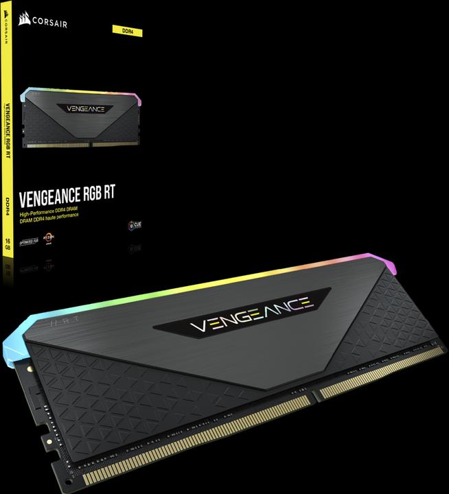 Image du produit Corsair Vengeance RGB RT (2 x 8GB, 3200 MHz, RAM DDR4, DIMM)