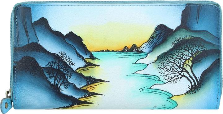 Actual product image Greenland Nature Art+Craft wallet RFID leather 20 cm