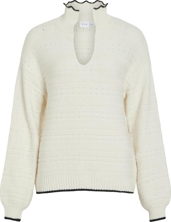 Vila V-Ausschnitt Strickpullover (S)
