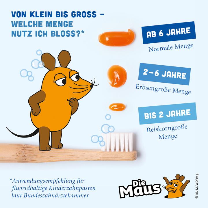 Produktbild Hydrophil Zahncreme für Kinder Aprikose mit Fluorid (75 ml)