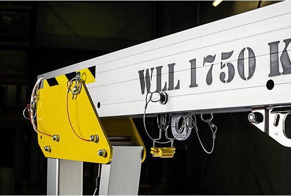 Image du produit Planeta Portique en aluminium RLPK, hauteur h.t. 2477 - 3877 mm, largeur 2000 mm.