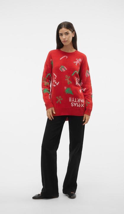Actual product image Vero Moda VMXMASPARTY LS H/L O-NECK PULL. XMAS EXC Knitted Pullover (S)