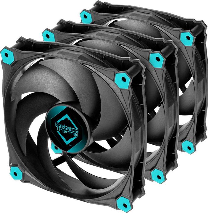 Actual product image Iceberg Thermal IceGALE Silent - (120 mm, 3 x)