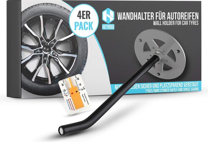 Produktbild Heybro Reifen-Wandhalterung Set