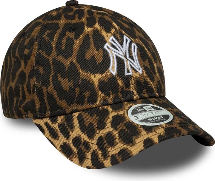 New Era New York Yankees Damen 9twenty Baseballcap mit Leopardenmuster (One Size)