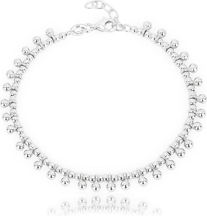 Immagine prodotto Leyda Chaîne De Bras Pendentif Boule (19 cm, Argento 925)