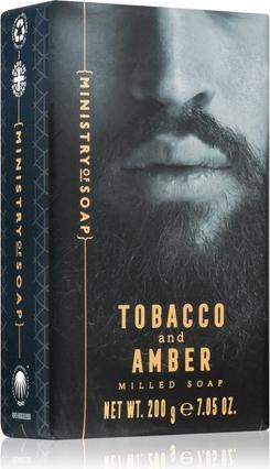 The Somerset Toiletry Company The Somerset Toiletry Co. Woodsman Soaps sapone solido per uomo Tobacco & Amber 200 g (Hartseife)