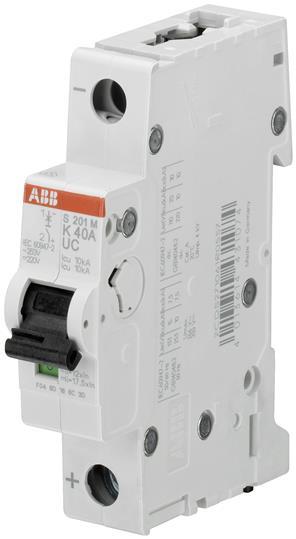 Actual product image ABB LS S201M-Z3UC Circuit breakerÂ Z-Char., 10kA, 3A, 1P
