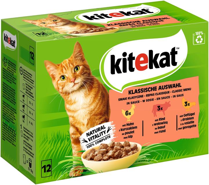 Immagine prodotto Kitekat Salsa selezione classica Mp (12 pz., 1020 g)
